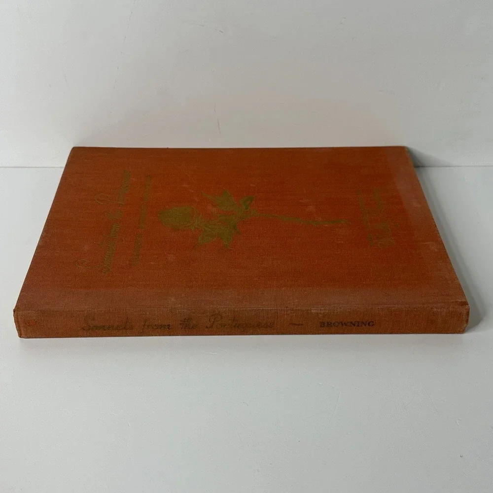 Sonnets from the Portuguese 1950‎ Hardcover Book Browning Pogany Litho Vintage